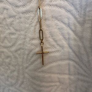 NWT GOLD LARIAT NECKLACE